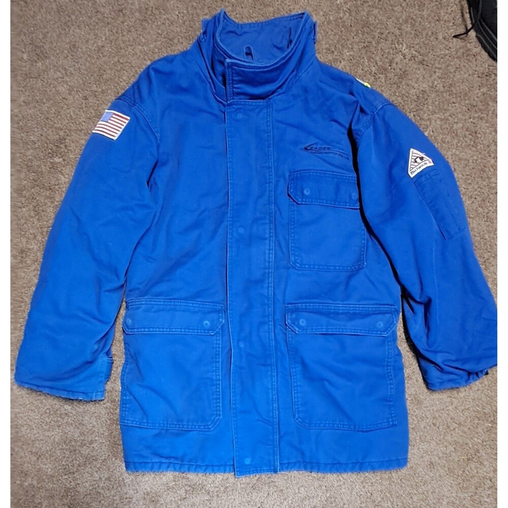 Bulwark FR Protective Apparel Men's Large Lined Flame Resistant Coat Excel FR